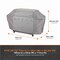 Modern Leisure Garrison 73 in. Grill Cover, Waterproof, 73 in. L x 25 in. W x 44.5 in. H, Granite 3003 - alternate 9